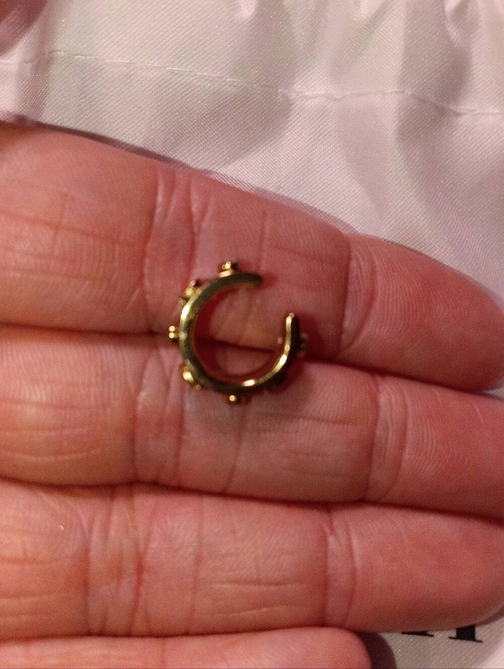 Coach Gold C-Shaped Ear Cuff